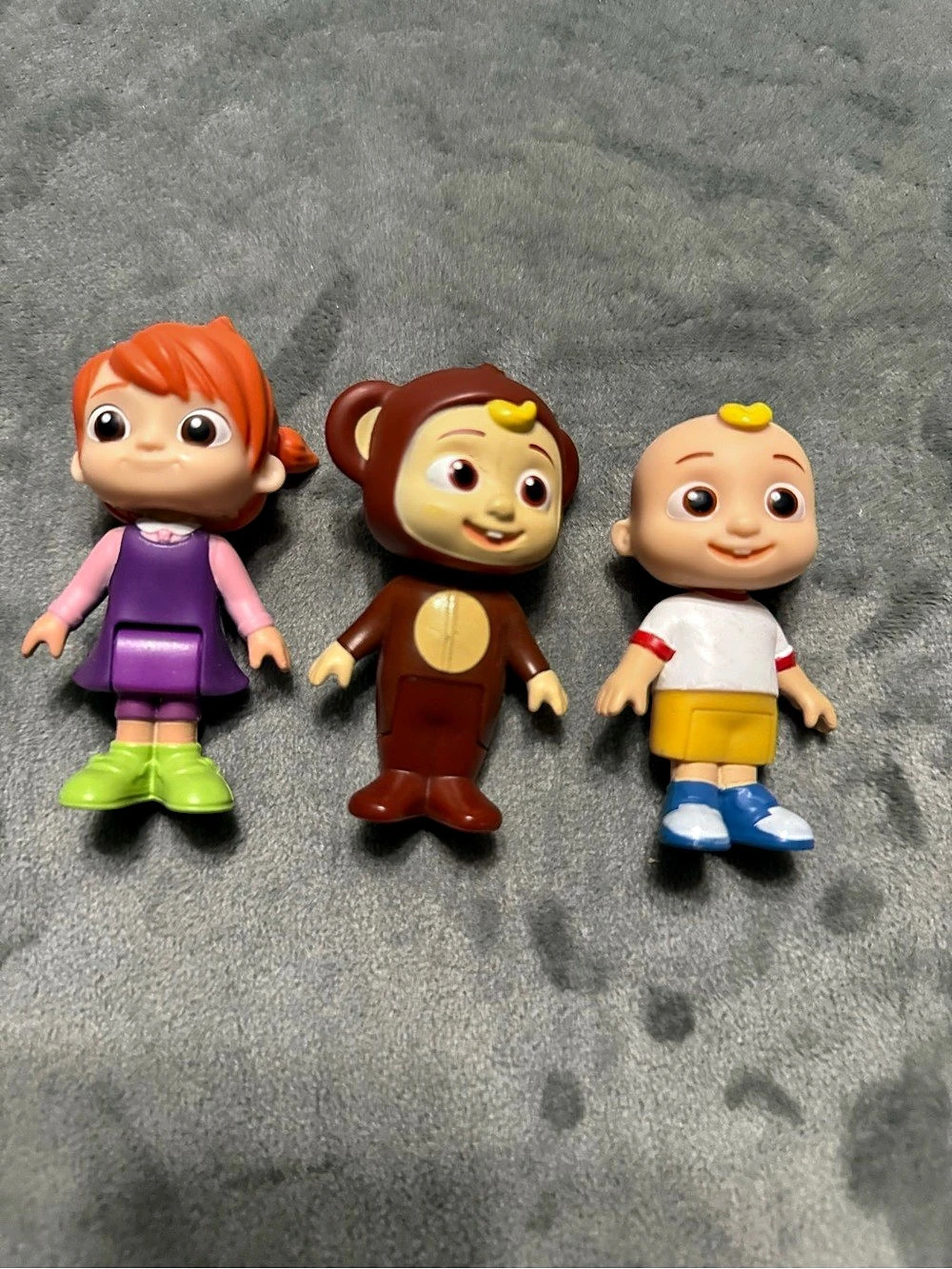 Cocomelon Family & Friends 3-Inch Action Figure Lot (Nina, Cody, JJ)